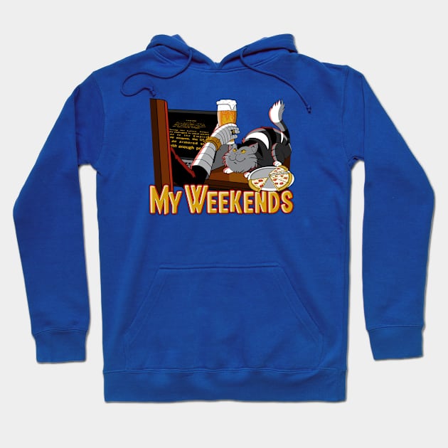 My Weekends Hoodie by NMdesign